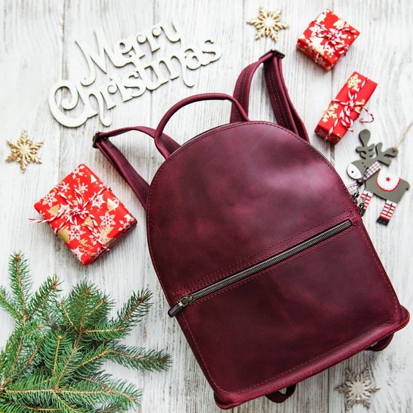 Sac à dos à langer en cuir: chic et fonctionnel