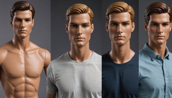 Mannequin homme en plastique réaliste : 300 modèles à explorer